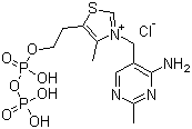 Cocarboxylase molecular structure (CAS 154-87-0)