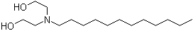 N-Lauryldiethanolamine molecular structure (CAS 1541-67-9)