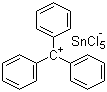 structure of CAS# 15414-98-9, Triphenylmethyl pentachlorostannate;Tritylcarbonium chlorostannate(IV)
