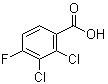 结构式 CAS# 154257-76-8, 2,3-二氯-4-氟苯甲酸