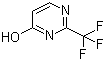 4-Hydroxy-2-(trifluoromethyl)pyrimidine molecular structure (CAS 1546-80-1)