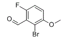 结构式 CAS# 154650-22-3, 2-溴-6-氟-3-甲氧基苯甲醛