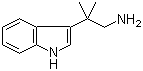 structure of CAS# 15467-31-9, 3-(2-Amino-tert-butyl)indole;beta,beta-Dimethyltryptamine