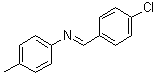 structure of CAS# 15485-32-2, N-(4-Chlorobenzylidene)-4-methylaniline;N-(p-Chlorobenzylidene)-p-toluidine; p-Chlorobenzal-p-toluidine