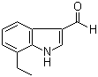 结构式 CAS# 154989-45-4, 7-乙基吲哚-3-甲醛