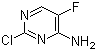 结构式 CAS# 155-10-2, 4-氨基-2-氯-5-氟嘧啶