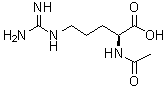 structure of CAS# 155-84-0, N2-Acetyl-L-arginine;Nalpha-Acetyl-L-arginine; Nalpha-Acetylarginine; alpha-N-Acetyl-L-arginine