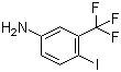 结构式 CAS# 155403-06-8, 5-氨基-2-碘三氟甲苯