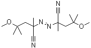 2,2'-(1,2-二氮烯二基)二[4-甲氧基-2,4-二甲基戊腈]分子结构 (CAS 15545-97-8)