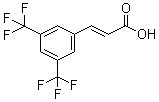 结构式 CAS# 155814-20-3, 反式-3,5-双(三氟甲基)肉桂酸