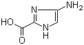 结构式 CAS# 155815-92-2, 4-氨基-1H-咪唑-2-羧酸