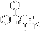 structure of CAS# 155836-48-9, N-Boc-beta-phenyl-D-phenylalaninol;N-(tert-Butoxycarbonyl)-beta-phenyl-D-phenylalaninol