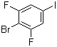 structure of CAS# 155906-10-8, 2-Bromo-1,3-difluoro-5-iodobenzene;4-Bromo-3,5-difluoroiodobenzene; 3,5-Difluoro-4-bromo-1-iodobenzene