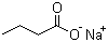 structure of CAS# 156-54-7, Sodium butanoate;Butyric acid sodium salt