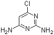 2,4-二氨基-6-氯嘧啶分子结构 (CAS 156-83-2)