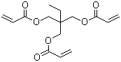 结构式 CAS# 15625-89-5, 三羟甲基丙烷三丙烯酸酯