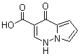 结构式 CAS# 156335-30-7, 1,4-二氢-4-氧代吡咯并[1,2-b]哒嗪-3-甲酸