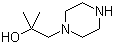 structure of CAS# 156339-46-7, 2-Methyl-1-(piperazin-1-yl)propan-2-ol;alpha,alpha-Dimethyl-1-piperazineethanol; NSC 86969