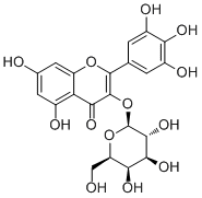 structure of CAS# 15648-86-9, Myricetin 3-O-galactoside;Myricetin 3-O-beta-galactopyranoside