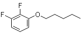 结构式 CAS# 156684-90-1, 2,3-二氟-1-戊氧基苯