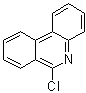 structure of CAS# 15679-03-5, 6-Chlorophenanthridine;NSC 111845; NSC 134379