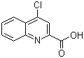 4-Chloro-2-quinolinecarboxylic acid molecular structure (CAS 15733-82-1)