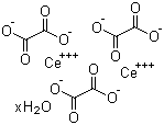 structure of CAS# 15750-47-7, Cerium(3+) oxalate hydrate;Cerium sesquioxalate hydrate; Ethanedioic acid cerium(3+) salt hydrate