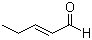 结构式 CAS# 1576-87-0, 反式-2-戊烯醛