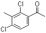 结构式 CAS# 157652-32-9, 2',4'-二氯-3'-甲基苯乙酮