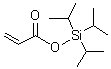 结构式 CAS# 157859-20-6, 三(异丙基)硅烷基丙烯酸酯