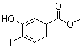 结构式 CAS# 157942-12-6, 3-羟基-4-碘苯甲酸甲酯