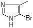 4-Methyl-5-bromoimidazole molecular structure (CAS 15813-08-8)