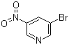 结构式 CAS# 15862-30-3, 3-溴-5-硝基吡啶