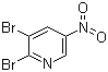 structure of CAS# 15862-36-9, 2,3-Dibromo-5-nitropyridine