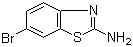 structure of CAS# 15864-32-1, 2-Amino-6-bromobenzothiazole;6-Bromo-1,3-benzothiazol-2-amine; 6-Bromobenzo[d]thiazol-2-amine