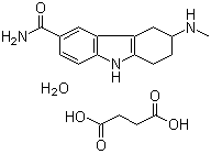 structure of CAS# 158930-17-7, Frovatriptan succinate hydrate