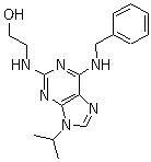 结构式 CAS# 158982-15-1, N9-异丙基奥罗莫星
