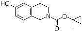 structure of CAS# 158984-83-9, N-Boc-6-hydroxy-3,4-dihydroisoquinoline;tert-Butyl 6-hydroxy-3,4-dihydro-2(1H)-isoquinolinecarboxylate; tert-Butyl 6-hydroxy-1,2,3,4-tetrahydroisoquinoline-2-carboxylate