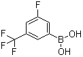 structure of CAS# 159020-59-4, 5-Fluoro-3-trifluoromethylbenzeneboronic acid;[3-Fluoro-5-(trifluoromethyl)phenyl]boronic acid