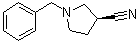 (S)-1-Benzyl-3-cyanopyrrolidine molecular structure (CAS 159063-16-8)