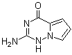structure of CAS# 159326-75-7, 2-Aminopyrrolo[2,1-f][1,2,4]triazin-4(1H)-one