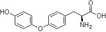 structure of CAS# 1596-67-4, L-Thyronine;O-(4-Hydroxyphenyl)tyrosine; Thyronine; beta-(p-Hydroxyphenoxy)phenylalanine; Desiodothyroxine
