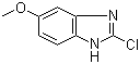 结构式 CAS# 15965-54-5, 2-氯-5-甲氧基苯并咪唑