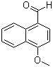 结构式 CAS# 15971-29-6, 4-甲氧基-1-萘甲醛