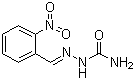 结构式 CAS# 16004-43-6, 2-硝基苯甲醛缩氨基脲