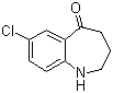 structure of CAS# 160129-45-3, 7-Chloro-1,2,3,4-tetrahydrobenzo[b]azepin-5-one