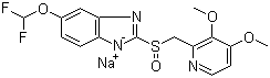 结构式 CAS# 160488-53-9, 潘托拉唑钠