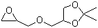 structure of CAS# 1607-37-0, 4-[(2,3-Epoxypropoxy)methyl]-2,2-dimethyl-1,3-dioxolane