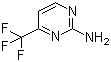 structure of CAS# 16075-42-6, 2-Amino-4-(trifluoromethyl)pyrimidine;4-(Trifluoromethyl)-2-pyrimidinamine