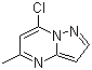 结构式 CAS# 16082-27-2, 7-氯-5-甲基吡唑并[1,5-a]嘧啶